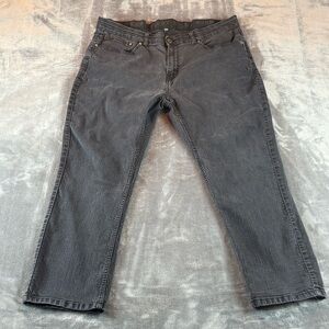 Rugby University Men's Jeans Size 38/30 Straight Leg‎ Black